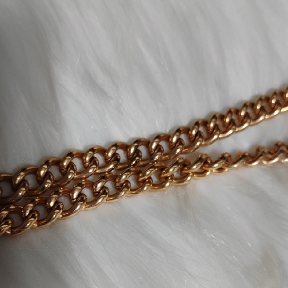 Juicy Couture Vtg Gold-Tone Pave Heart Pendant Chain Necklace - Picture 11 of 13